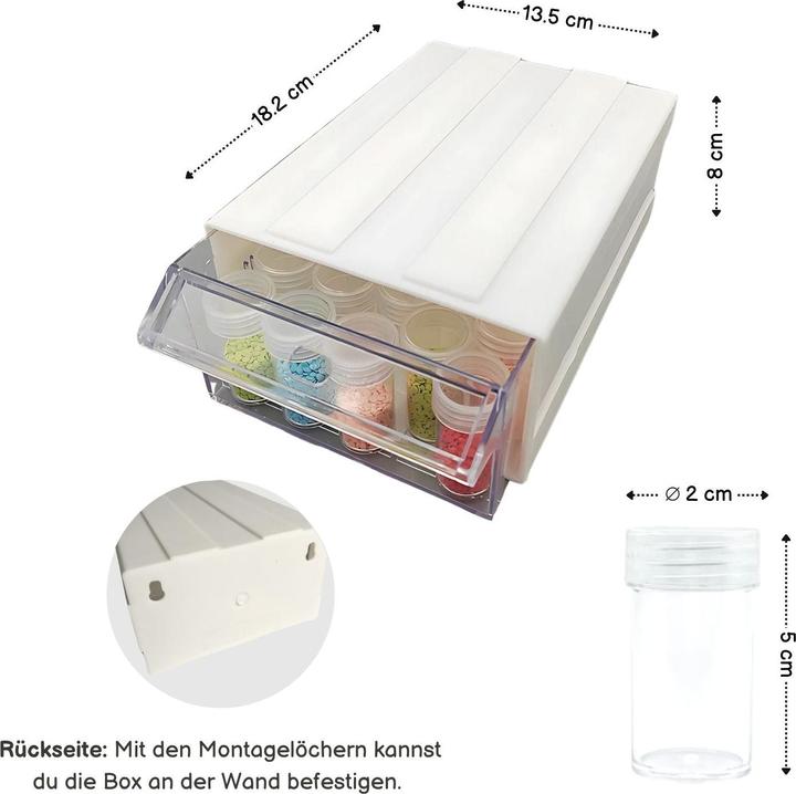 Immagine prodotto Hermex Scatola portaoggetti con organizer per cassetti