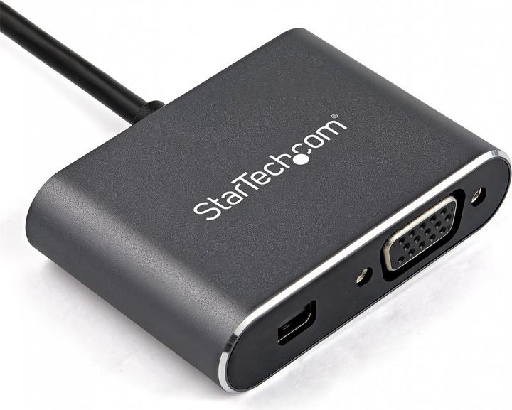 Produktbild StarTech USB-C Multiport Adapter - Mini DisplayPort oder VGA (Mini DP, VGA, 6.20 cm)
