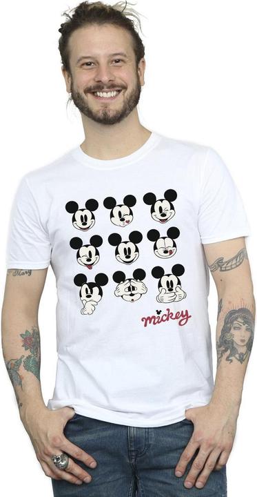 Immagine prodotto Disney Mickey Mouse Many Faces Maglietta Uomo (XL)