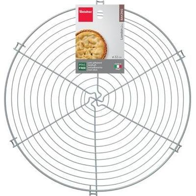 Metaltex Tortenkühler Epoxy Ø32cm, Cake Design Utensilien, Grau