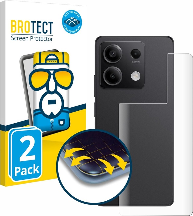 Produktbild BROTECT Full-Cover Displayschutz (2 Stück, Xiaomi Redmi Note 13 Pro 5G)