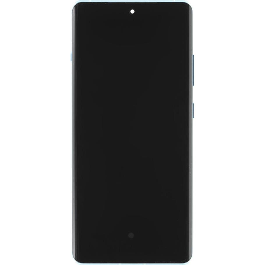 OEM Display + Rahmen für OnePlus 12R blau (Display, OnePlus 12R), Mobilgerät Ersatzteile, Blau