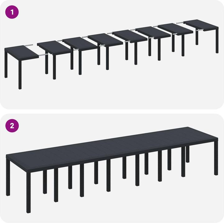 Produktbild vidaXL Gartentisch (100 x 100 x 73 cm)