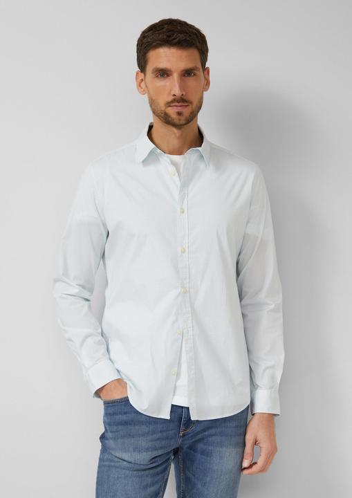 Immagine prodotto s.Oliver Hemd Slim Fit: Gemustertes Hemd mit Kentkragen (M)