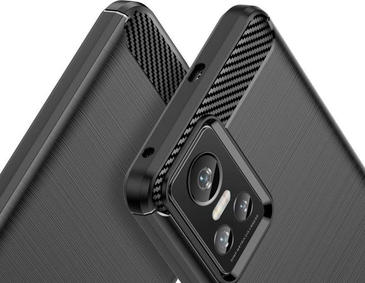 Actual product image Hurtel Carbon Case case for Realme GT Neo 3 flexible silicone carbon cover black (Realme GT Neo 3)