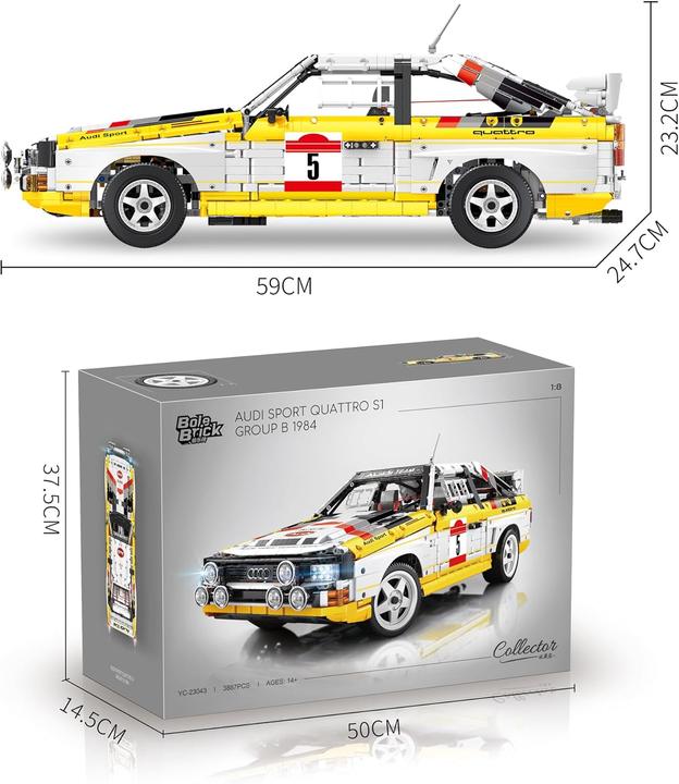 Image du produit HappyBuild Audi Quattro S1 Group B 1984