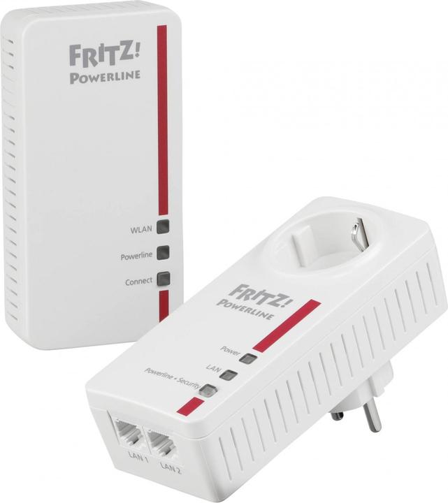 Productafbeelding AVM FRITZ!Powerline 1260 WLAN Set (1200 Mbit/s)