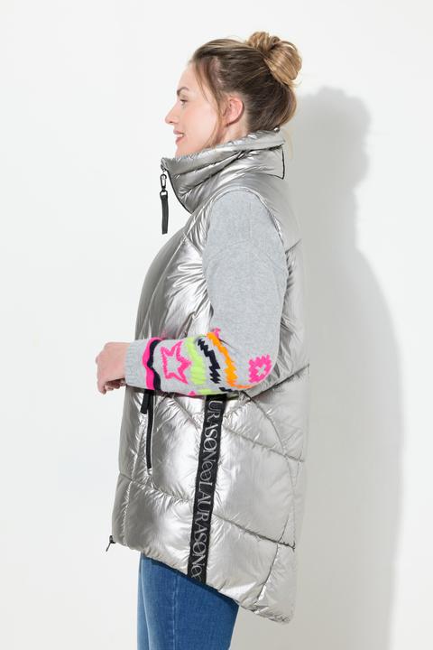 Image du produit Laurasøn Gilet matelassé, col matelassé et fermeture éclair à double sens (XXL)