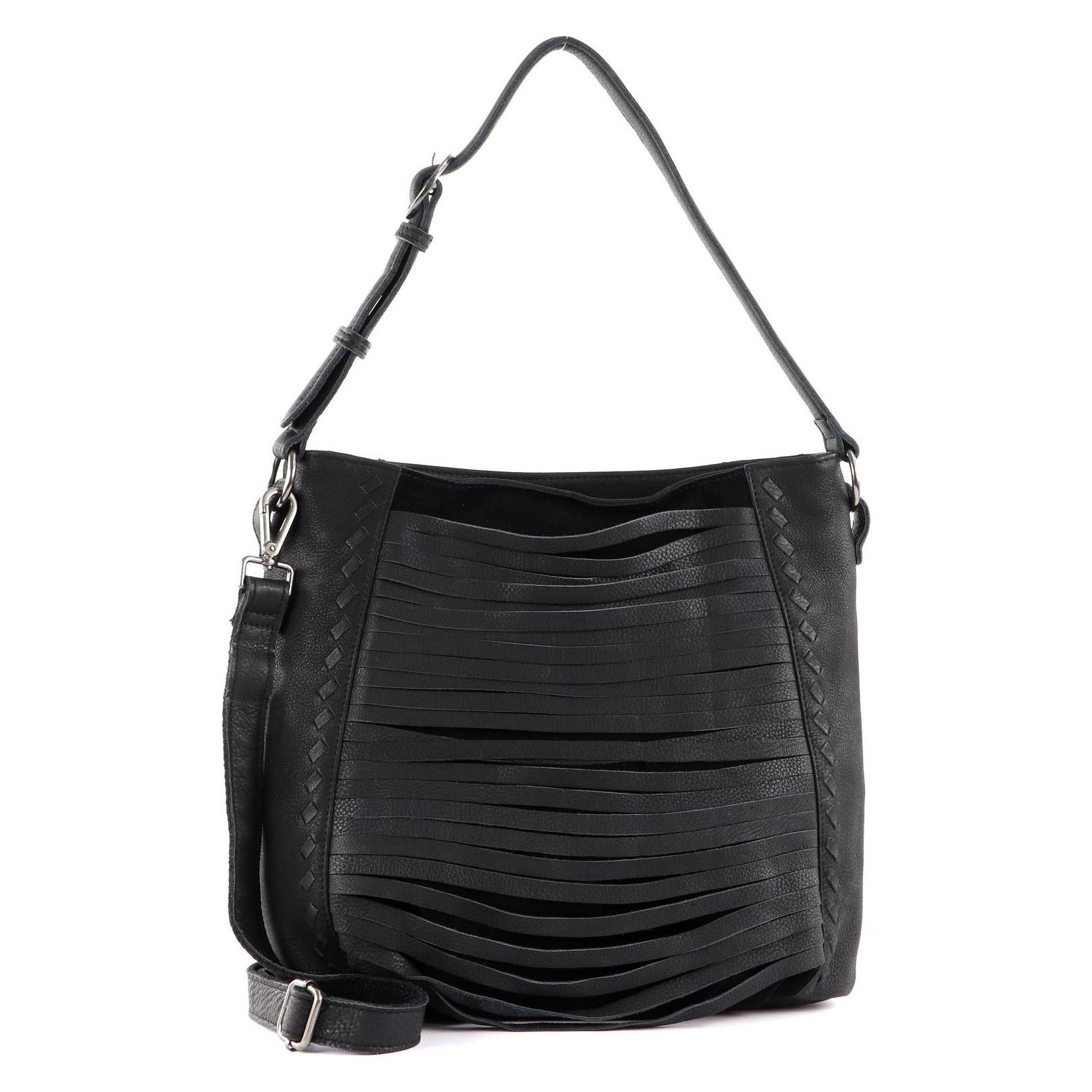 FredsBruder, Damen, Handtasche, Fonda Hobo, Schwarz