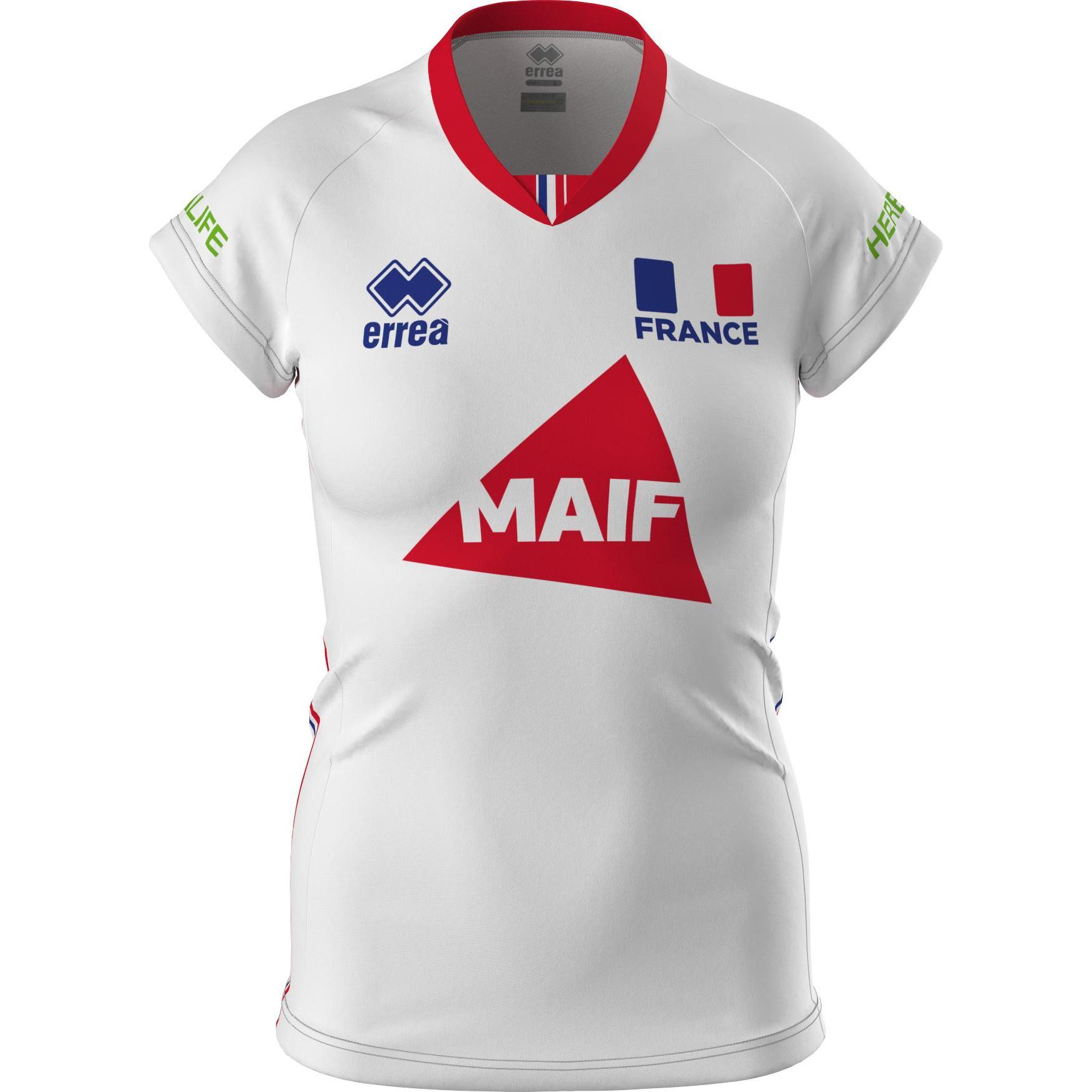Errea, Damen, Fussballtrikot, offizielles damen-auswärtstrikot der deutschen nationalmannschaft. frankreich 2023 (XL), W...