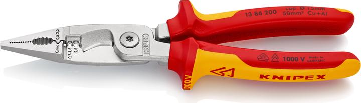 Actual product image Knipex Pliers for Electrical Installation (200 mm)