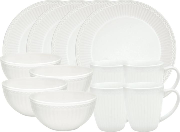 Actual product image Greengate Alice breakfast set white 12 pcs (12 Piece)