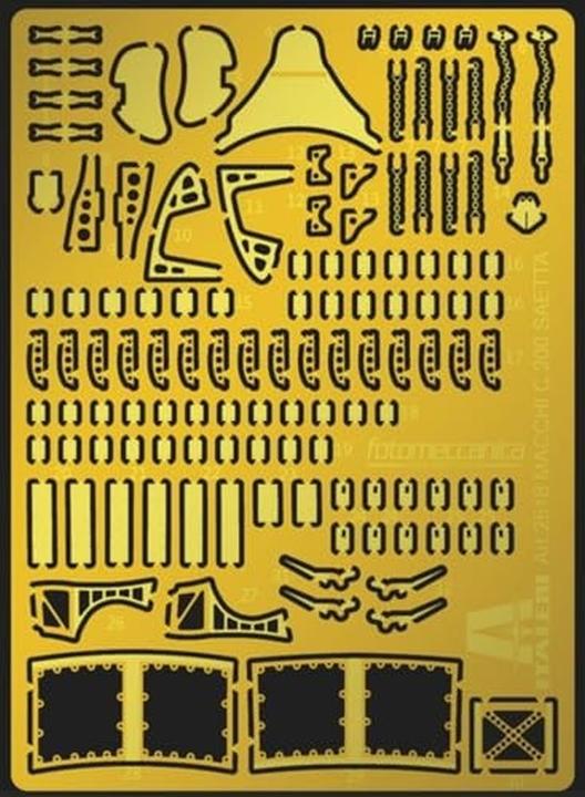 Actual product image 1:32 Macchi MC.200 PE-Teile