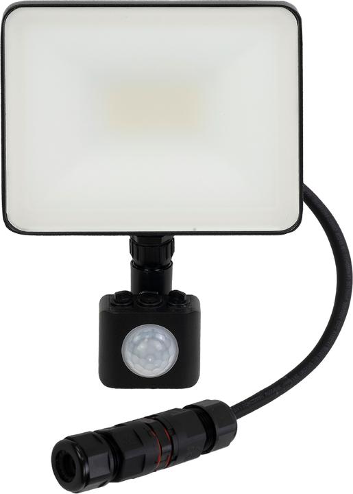 Produktbild Luxula LED-Fluter, BeamPlug, 20 W, 4000 K (neutralweiss), 2400 lm, schwarz (2400 lm, IP65)