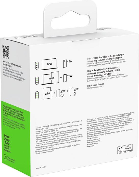 Image du produit Belkin Boost Charge (67 W)