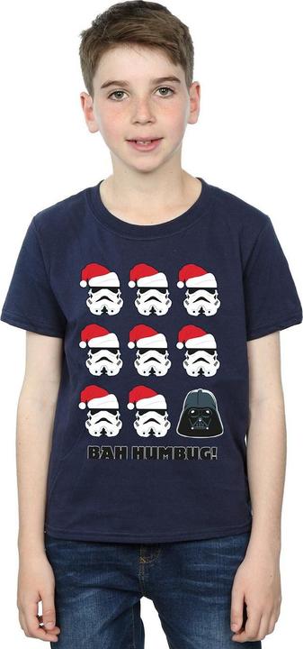 Actual product image Star Wars Boys Christmas Humbug T-Shirt (116)