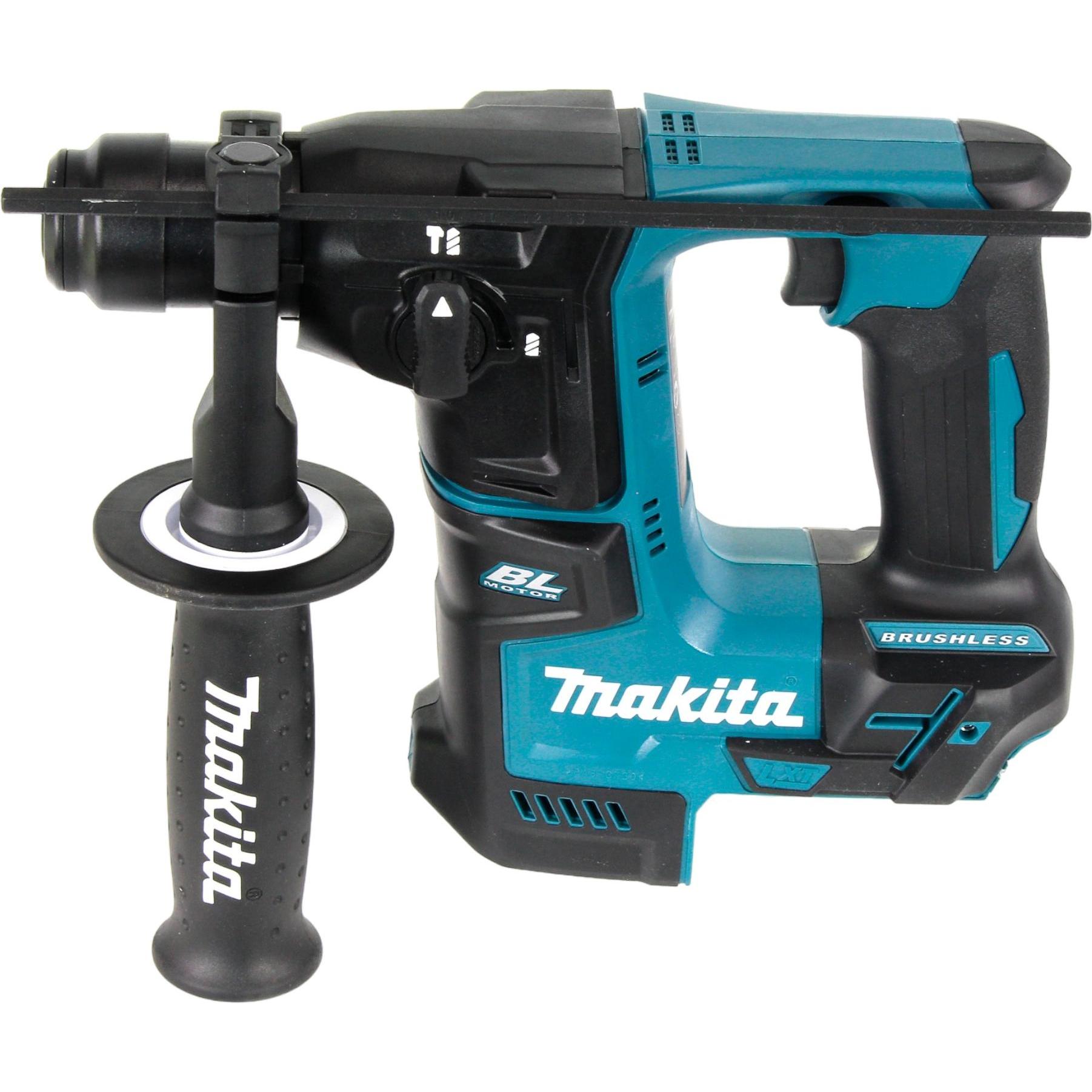 Thumbnail - Makita, Bohrmaschine + Akkuschrauber, DHR 171 F1X3 Akku Bohrhammer 18 V 1,2 J SDS-Plus Brushless + 1x Akku 3,0 Ah + 65 t...