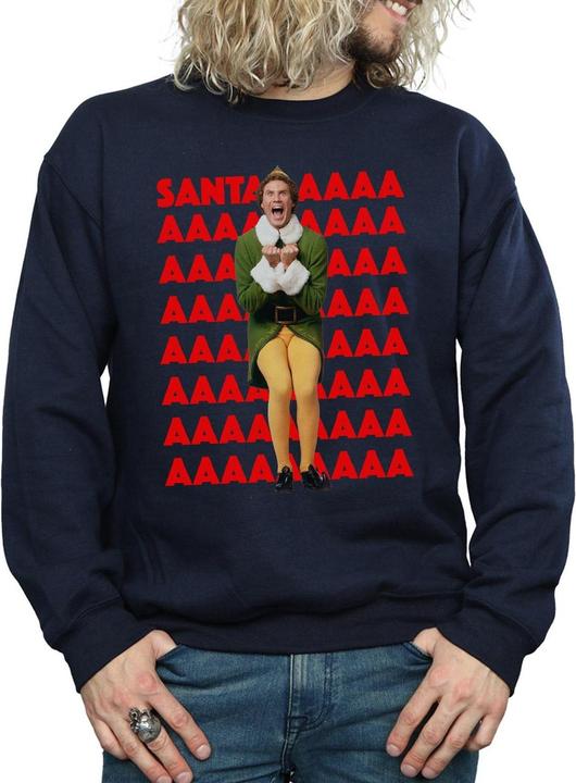 Produktbild Elf Buddy Santa Scream Sweatshirt (XL)