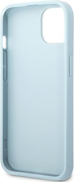 Immagine prodotto Guess GUHCP13MPS4MB Custodia rigida iPhone 13 6.1" niebieski/blu Saffiano 4G Small Metal Logo (Apple iPhone 13)