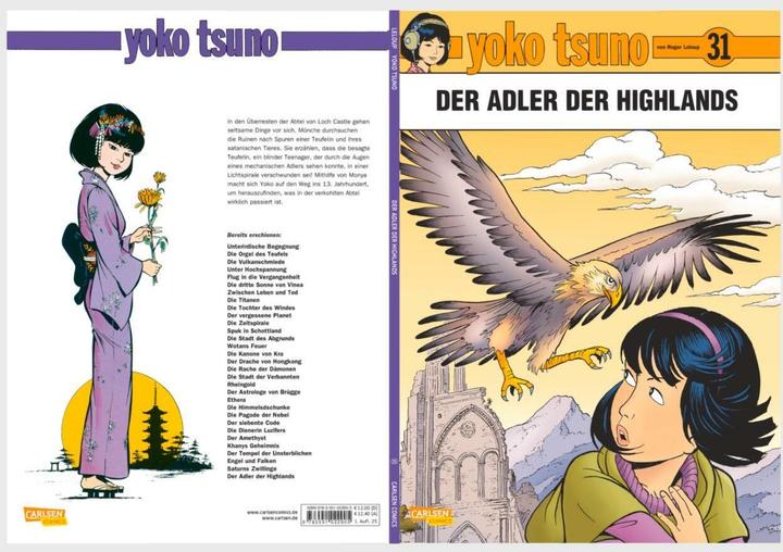 Produktbild Yoko Tsuno 31: Der Adler der Highlands (Deutsch, Roger Leloup, Harald Sachse, 2025)