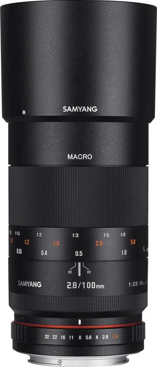 Actual product image Samyang 100mm f/2.8 ED UMC Macro - Fujifilm XF (Fujifilm X, full size)