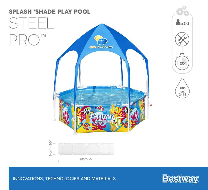 Produktbild Bestway Splash-in-Shade