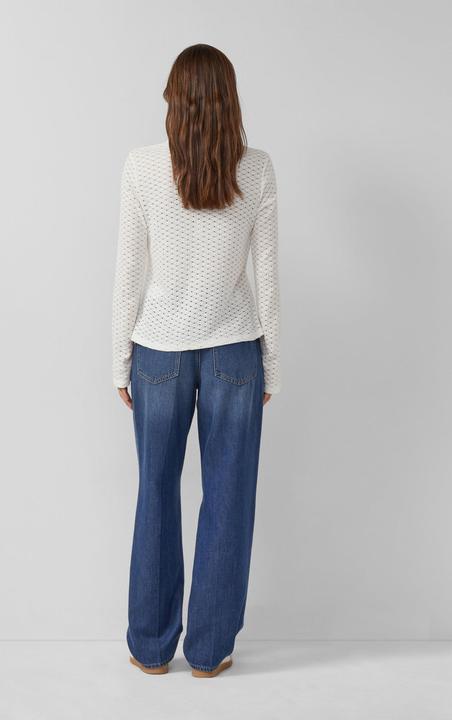 Immagine prodotto s.Oliver Jersey-Bluse aus Lochspitze (40)