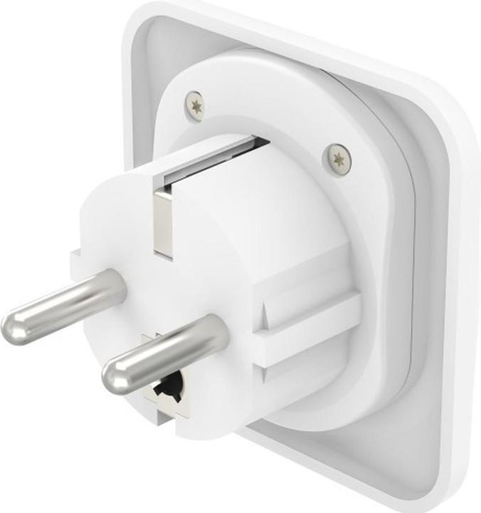 Produktbild Hama Reiseadapter Typ E und F, 3-polig, universal, Welt nach Europa, Weiss