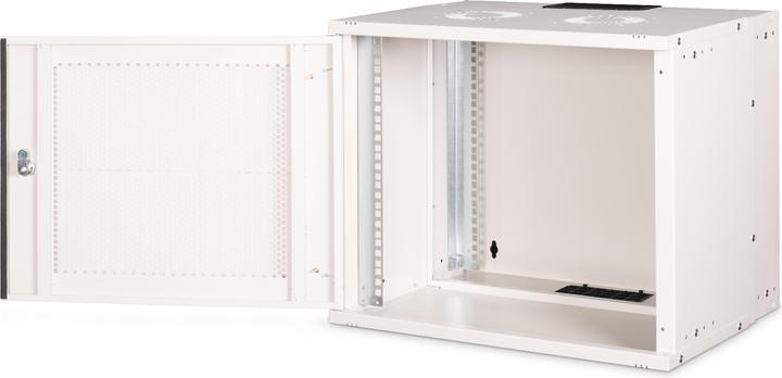 Produktbild Digitus 19" 9HE Wandgehäuse, SOHO PRO perforierte Tür, 460 x 540 x 400 mm, grau (10.86 HE, 19 Zoll Rack)