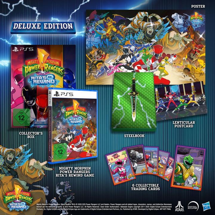 Actual product image Atari Mighty Morphin Power Rangers: Ritas Rewind - Deluxe Edition (PS5, DE)