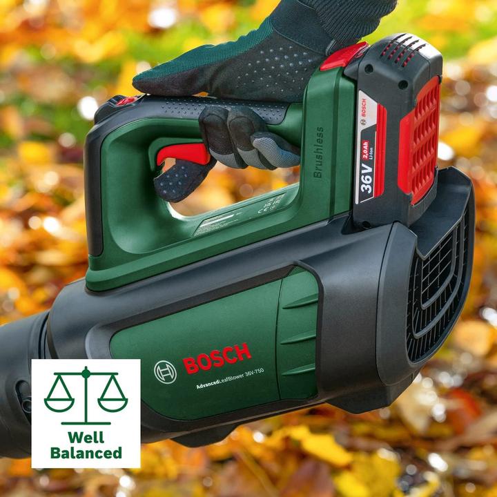 Actual product image Bosch Home & Garden AdvancedLeafBlower 36V-750 (Rechargeable battery operated, Leaf blower)