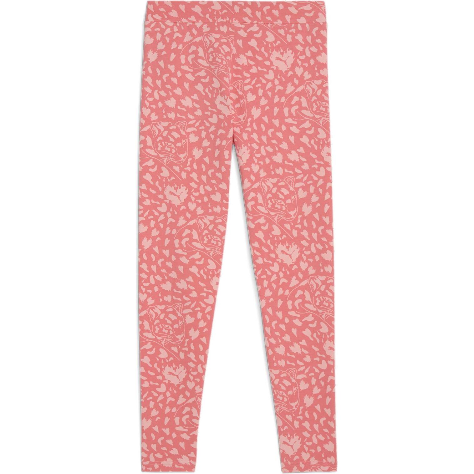 Thumbnail - Puma, Mädchen, Tights, FLAMING LOVE AOP Leggings G (140), Rot, 140