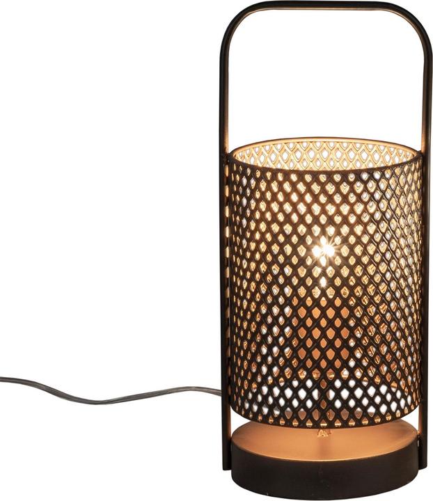 Formano Lampada Lampada rotonda in metallo in oro nero