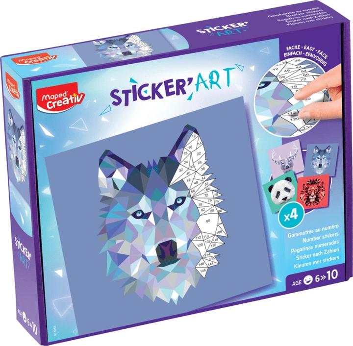 Image du produit Maped Creativ Collage par numéros STICKER'ART (500 Autocollants)