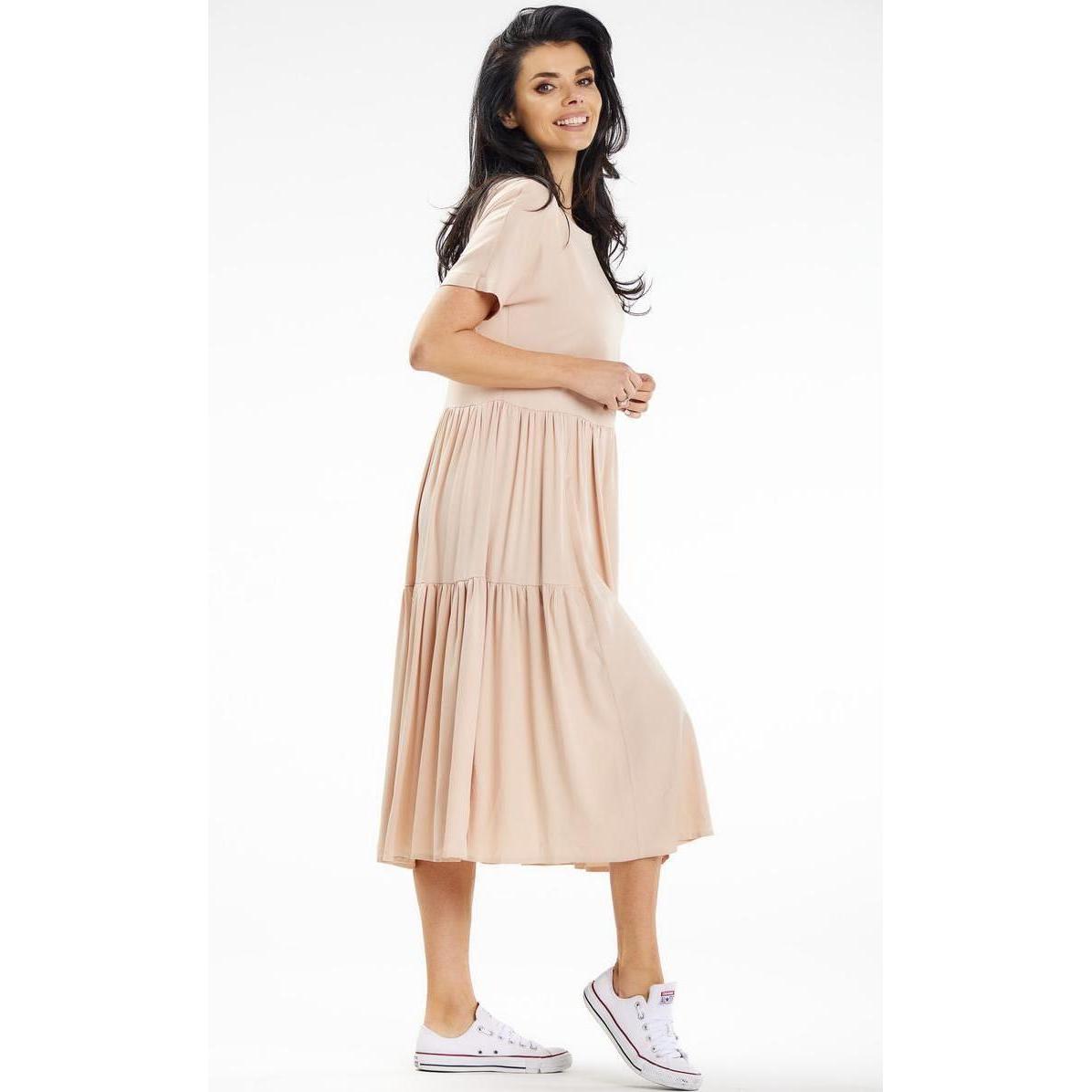 Thumbnail - Awama, Damen, Kleider, Alltagskleid model, Beige, (M)