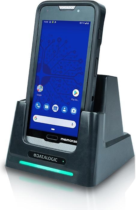 Produktbild Datalogic Memor 20, Schutzhülle, 2D, BT, WLAN, 4G, Kit (USB), GMS, schwarz, Android (2D-Barcodes)