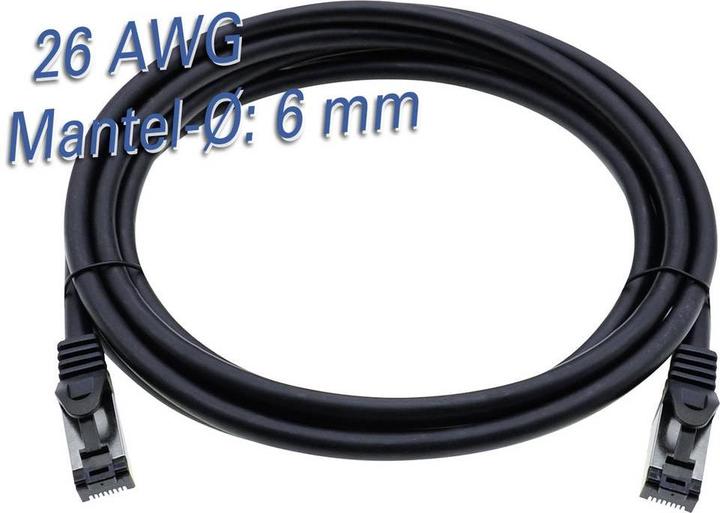 Image du produit Maxtrack Câble patch Cat 8.1 (S/FTP, CAT8.1, 15 m)