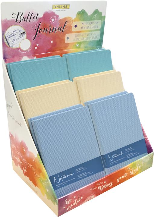 Online Display Notebook Retro 08375/12 (A5, Dotted)