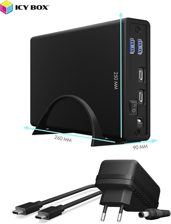 Produktbild Icy Box IB-382H-C31 (3.5", 2.5")