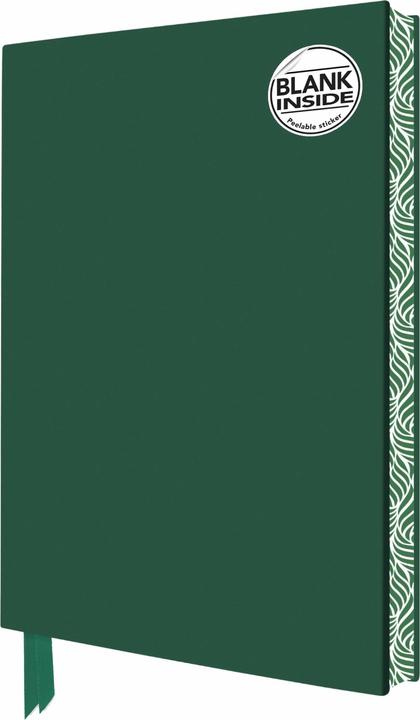 Image du produit Exquisit Carnet de notes sans lignes DIN A5 : Vert mousse (A5, Blanc, Couverture rigide)