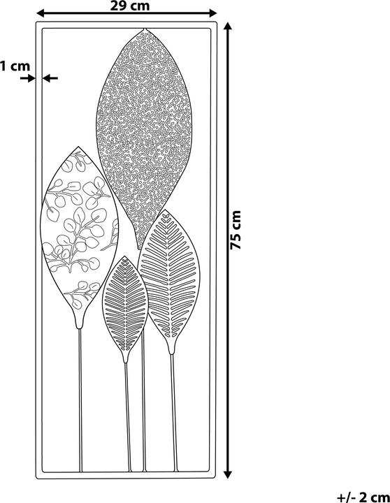 Actual product image Beliani Platinum
