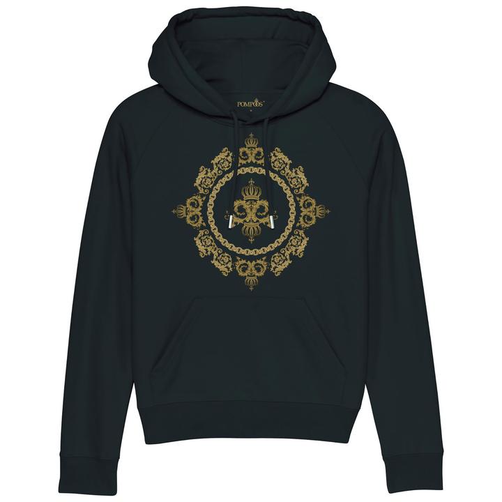 Immagine prodotto Pompöös Felpa con cappuccio da donna "Crown" - edizione limitata con cappuccio da donna - taglia M (M)