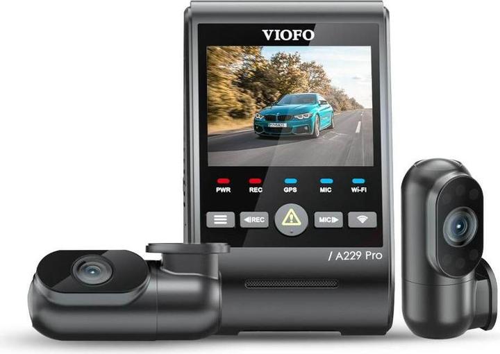 Actual product image Viofo A229 Pro 3CH (Built-in display, Built-in microphone, Wi-Fi, 4K)