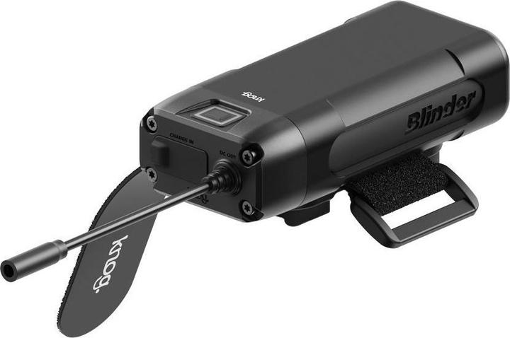 knog. Blinder X Action 2300 Frontscheinwerfer + Powerbank 10.000mAh + Helmhalterung, weisse LED, black