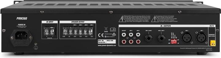 Produktbild Power Dynamics Verstärker Pro PRM360 4-Zonen Mischer (Verstärker)