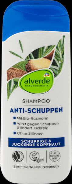 Actual product image dm alverde Anti-Schuppen Bio-Paranuss Bio-Rosmarin (200 ml, Liquid shampoo)