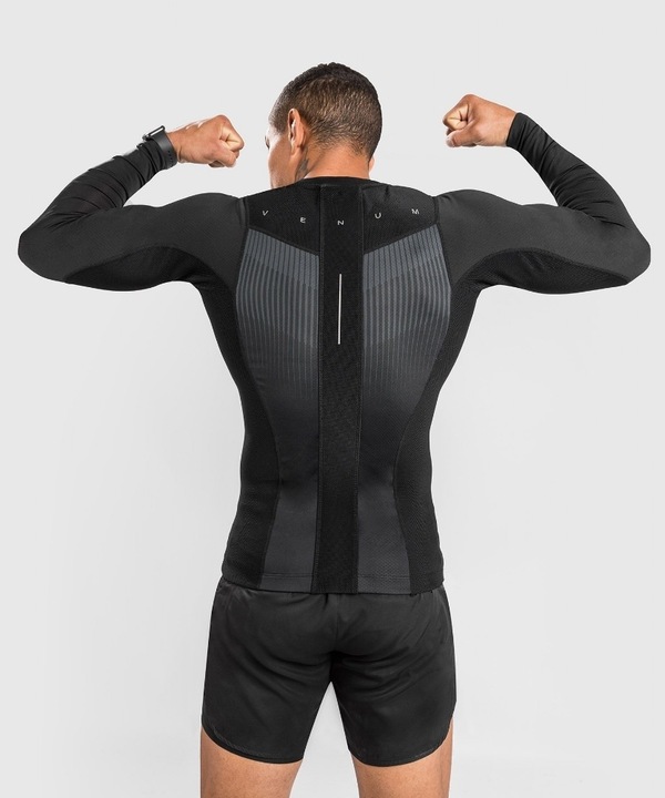 Immagine prodotto Venum Biomecha Rashguard Long Sleeves - Black/Grey - XL (XL)