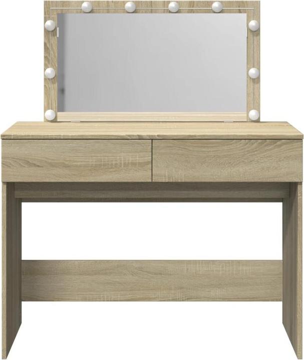 Image du produit VidaXL Coiffeuse avec éclairage LED (100 x 40 x 120 cm)