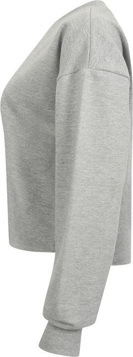 Actual product image Super Flying Model Womens/Ladies Slounge Heather Cropped Sweatshirt (L)