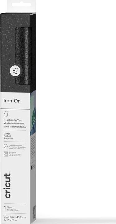Immagine prodotto Cricut Glitter Iron-On 30x48cm (Black)